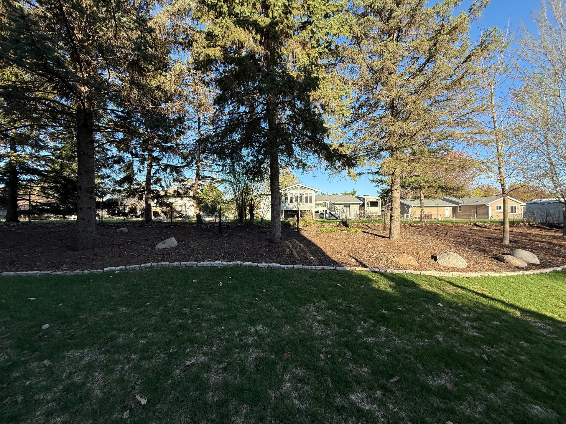 15 Yards of Dark Brown Mulch Made This Bed Look Sharp image